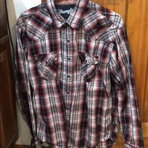 Men’s wrangler pearl snap